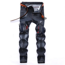 Load image into Gallery viewer, High Quality Men Casual Jeans Coated Slim