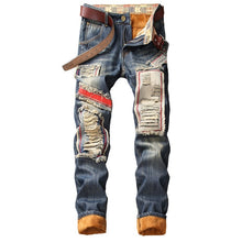 Load image into Gallery viewer, Designer Hole Jeans High Quality Ripped for Men