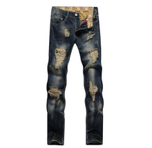 Load image into Gallery viewer, Man Jeans Slim Casual Ripped Jeans