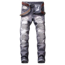 Load image into Gallery viewer, Man Jeans Slim Casual Ripped Jeans