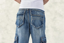 Load image into Gallery viewer, Fashion Men Baggy Hip Hop Jeans
