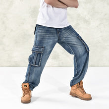 Load image into Gallery viewer, Fashion Men Baggy Hip Hop Jeans
