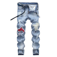 Load image into Gallery viewer, High Quality Men  Casual Jeans Coated Slim
