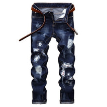 Load image into Gallery viewer, High Quality Men  Casual Jeans Coated Slim
