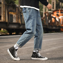 Load image into Gallery viewer, Men Fashion Jeans High Street Solid Color
