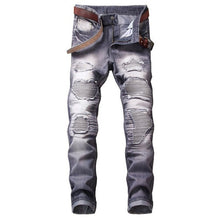 Load image into Gallery viewer, High Quality Men  Casual Jeans Coated Slim
